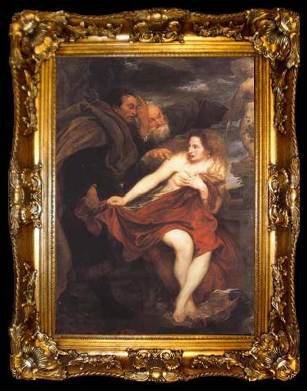 framed  Anthony Van Dyck Susanna and The Elders (mk03), ta009-2